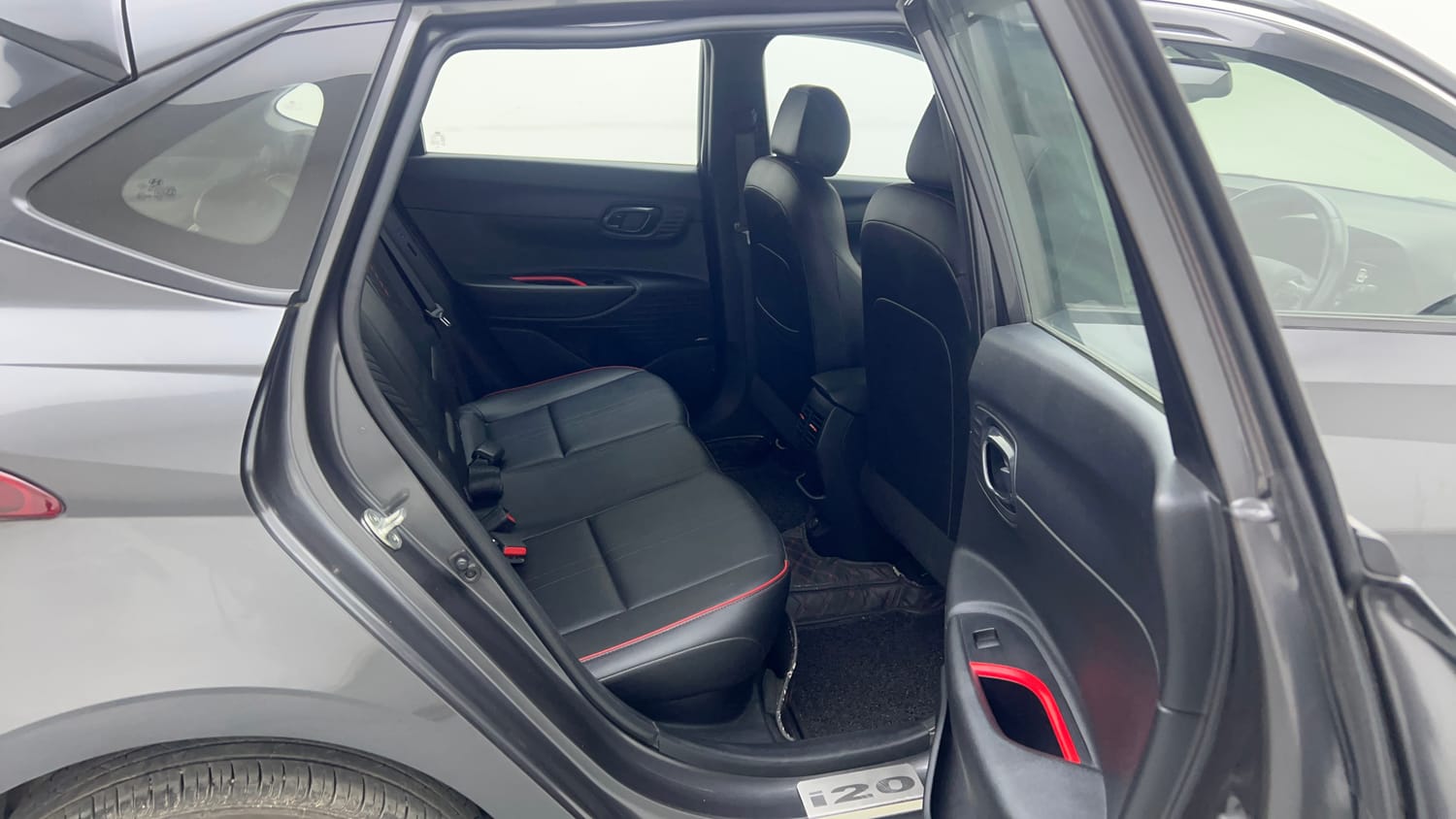 Used 2022 Hyundai i20 N Line N8 1.0 Turbo DCT Petrol Automatic interior RIGHT SIDE REAR DOOR CABIN VIEW