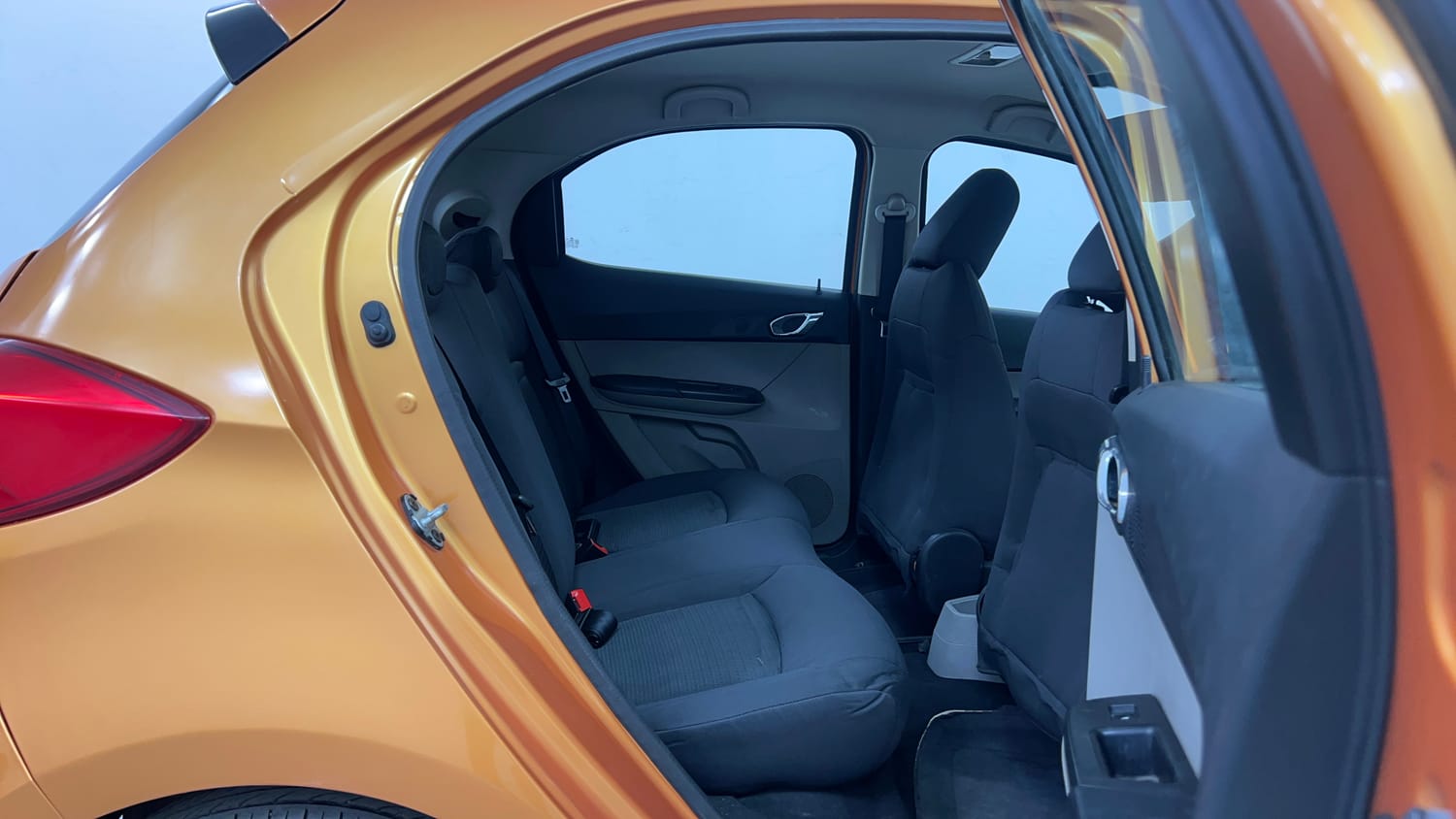 Used 2016 Tata Tiago Revotron XZ Petrol Manual interior RIGHT SIDE REAR DOOR CABIN VIEW