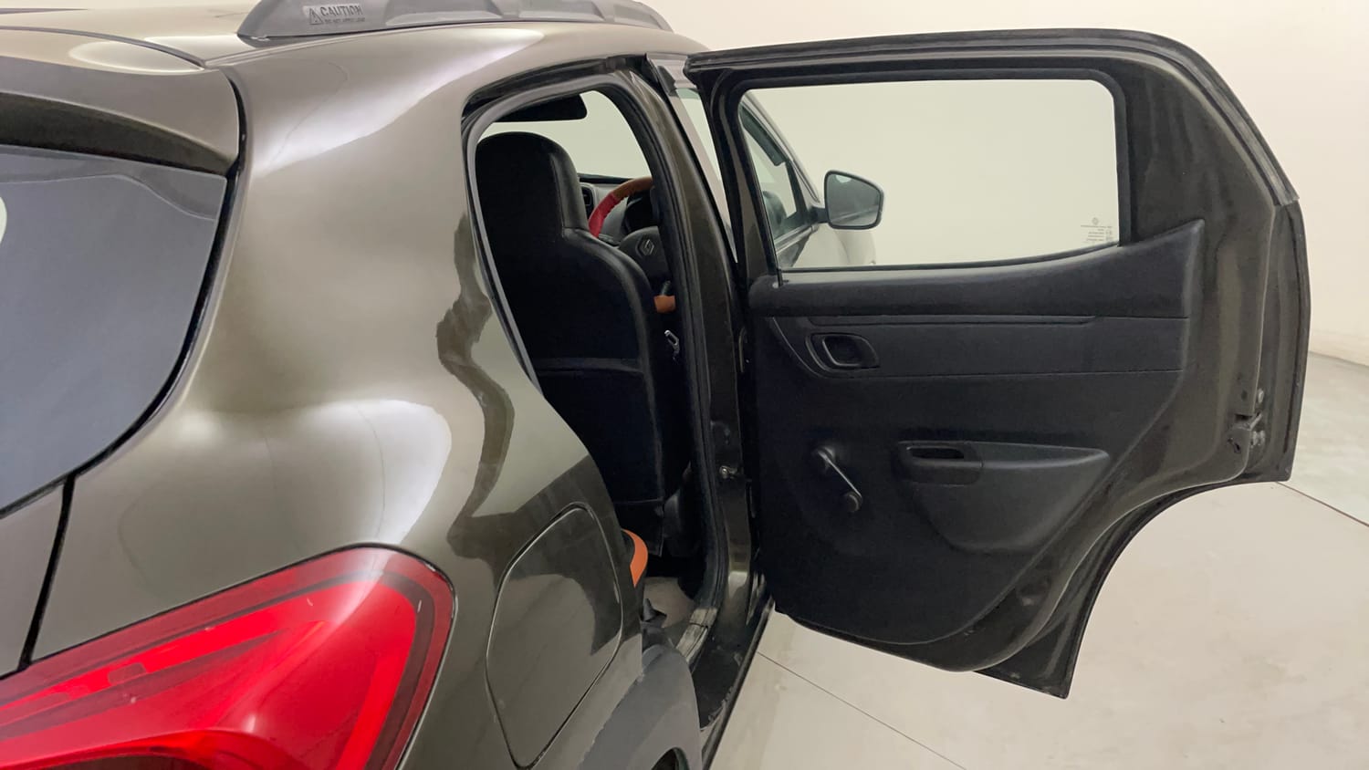 Used 2017 Renault Kwid 1.0 RXT AMT Petrol Automatic interior RIGHT REAR DOOR OPEN VIEW