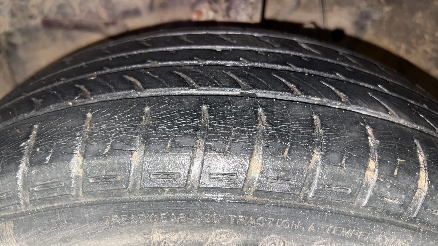 Used 2018 Honda Jazz V Petrol Petrol Manual tyres LEFT FRONT TYRE TREAD VIEW