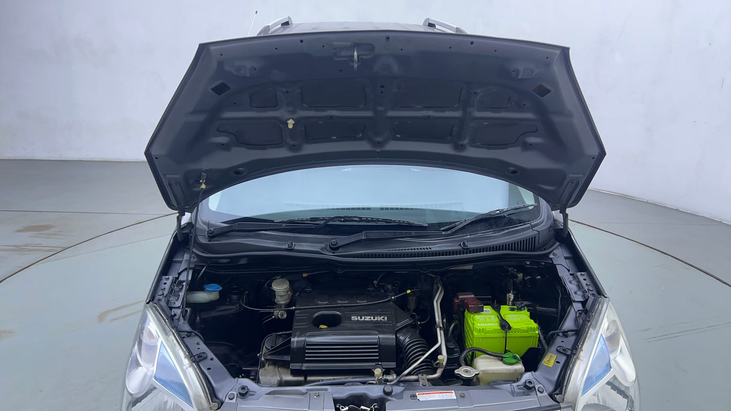 Used 2014 Maruti Suzuki Wagon R LXI Petrol Manual engine ENGINE & BONNET OPEN FRONT VIEW