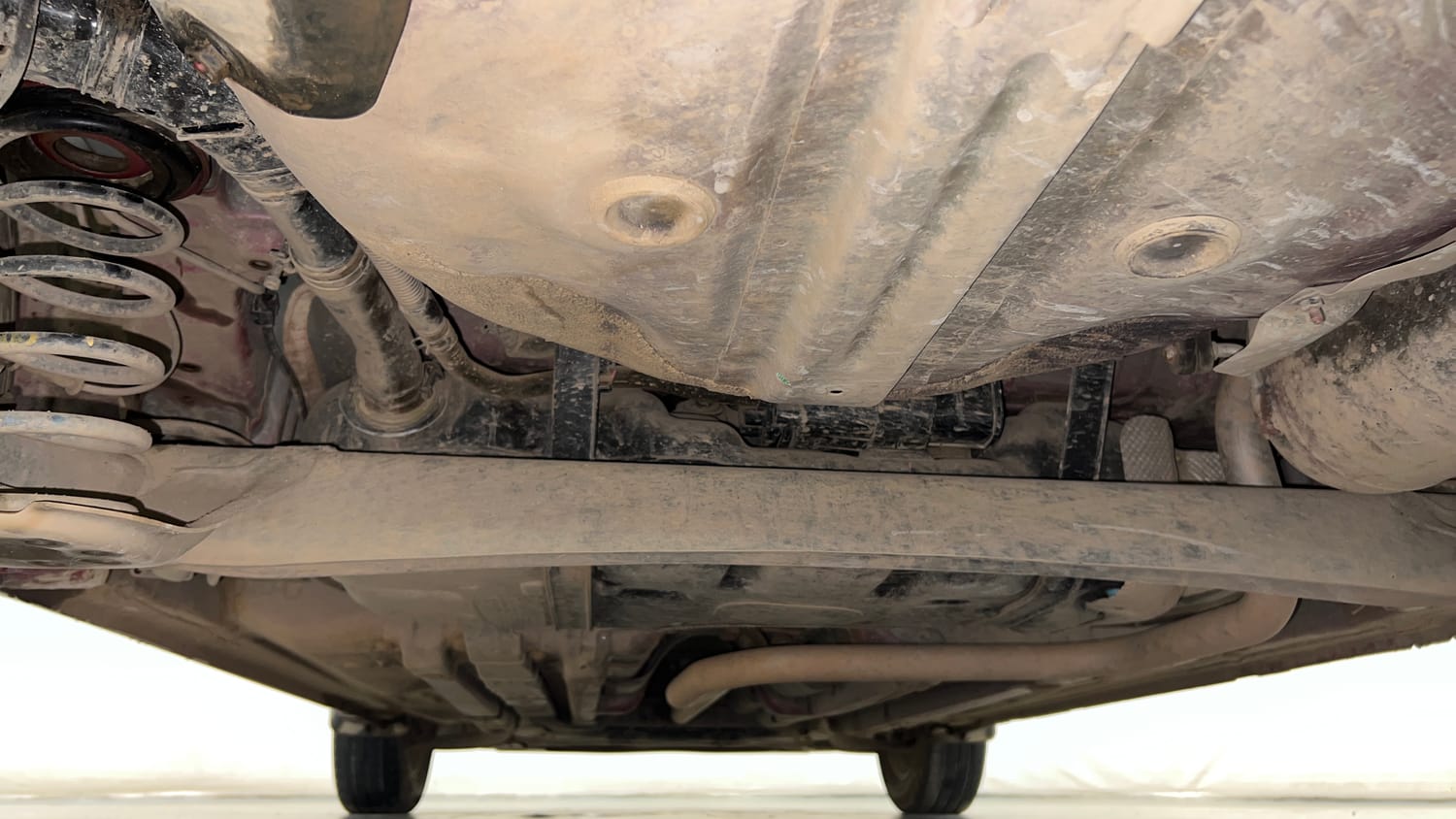 Used 2019 Hyundai Elite i20 Sportz Plus 1.2 Petrol Manual extra REAR UNDERBODY VIEW (TAKEN FROM REAR)