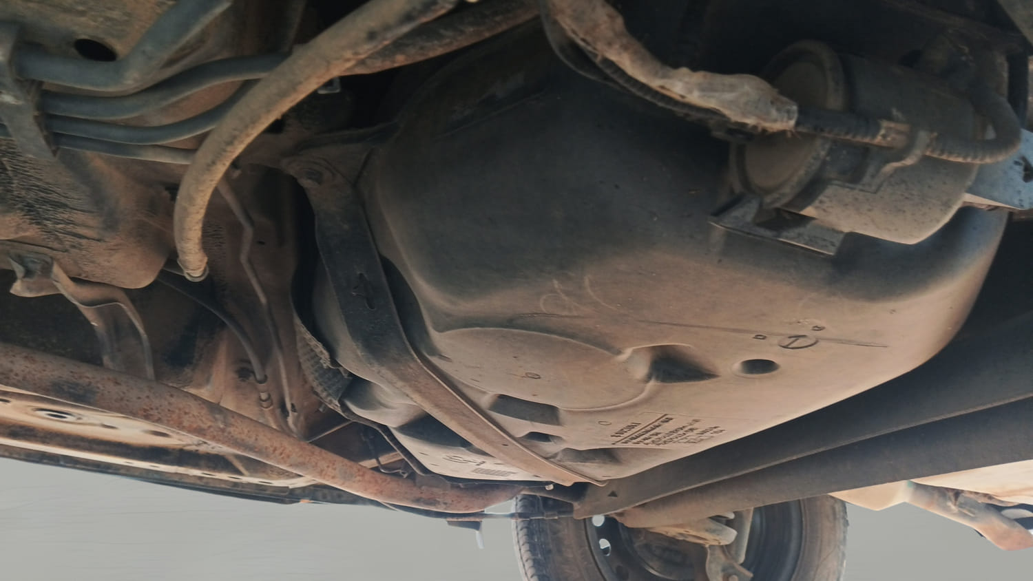 Used 2019 Maruti Suzuki Wagon R ZXi 1.2 AMT Petrol Automatic extra REAR UNDERBODY VIEW (TAKEN FROM REAR)