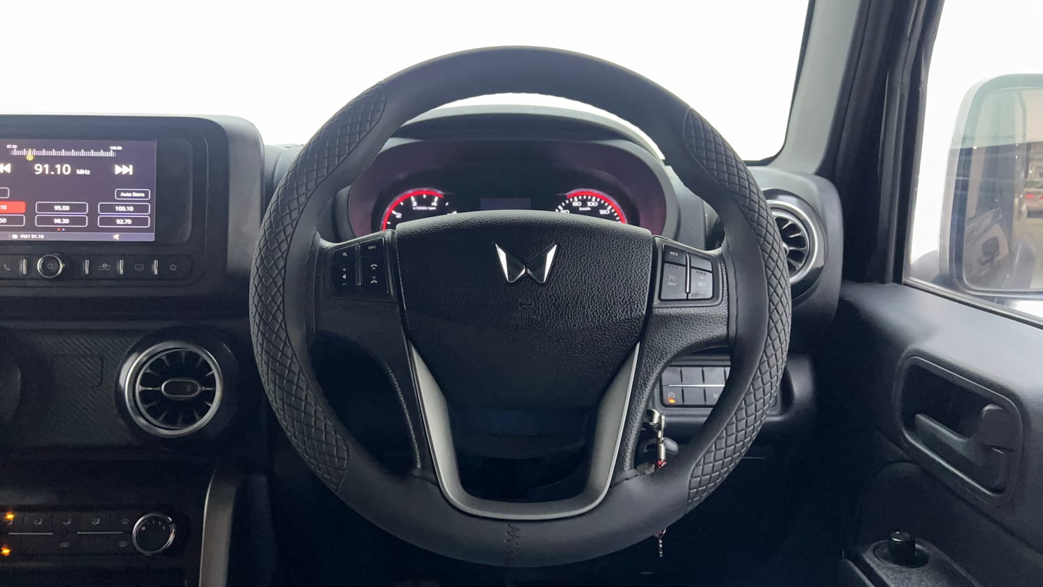 Used 2023 mahindra Thar LX Hard Top Petrol AT 4WD Petrol Automatic interior STEERING VIEW