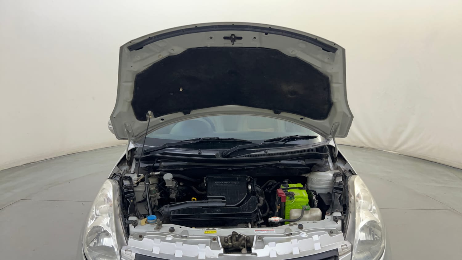 Used 2012 Maruti Suzuki Swift Dzire VXI Petrol Manual engine ENGINE & BONNET OPEN FRONT VIEW