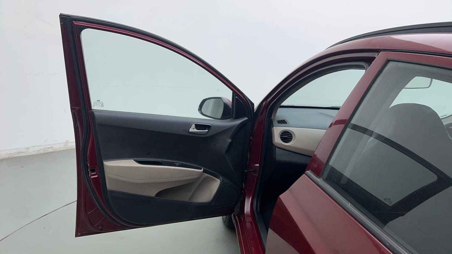 Used 2015 Hyundai Grand i10 Sportz 1.2 Kappa VTVT Petrol Manual interior LEFT FRONT DOOR OPEN VIEW