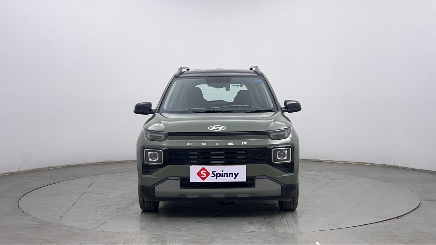 Used 2023 Hyundai Exter SX (O) Connect 1.2 AMT Petrol Automatic exterior FRONT VIEW