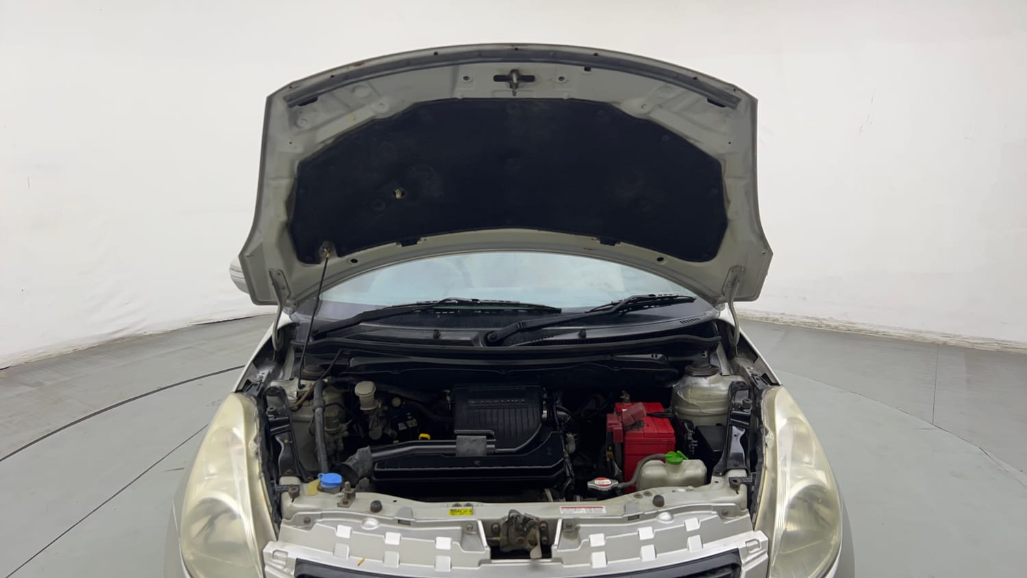 Used 2013 Maruti Suzuki Swift Dzire VXI Petrol Manual engine ENGINE & BONNET OPEN FRONT VIEW