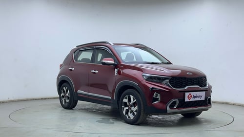Used 2021 Kia Sonet GTX Plus 1.0 iMT Petrol Manual exterior RIGHT FRONT CORNER VIEW