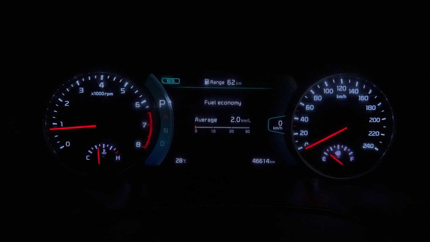 Used 2020 kia Seltos GTX Plus DCT 1.4 Petrol Automatic interior CLUSTERMETER VIEW