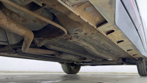 Used 2021 Kia Sonet GTX Plus 1.0 iMT Petrol Manual extra REAR RIGHT UNDERBODY VIEW