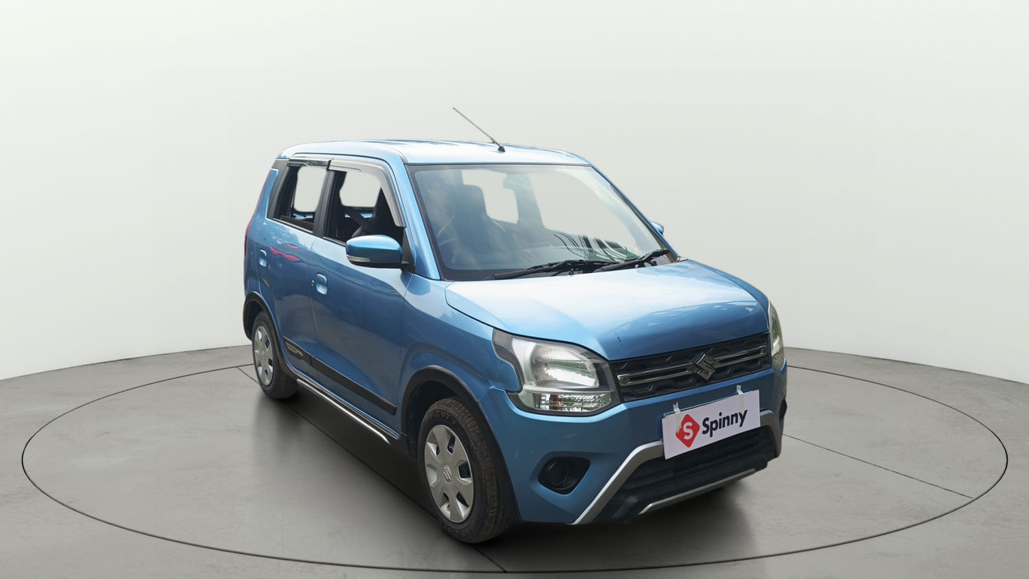 Used 2019 Maruti Suzuki Wagon R ZXi 1.2 AMT Petrol Automatic exterior RIGHT FRONT CORNER VIEW