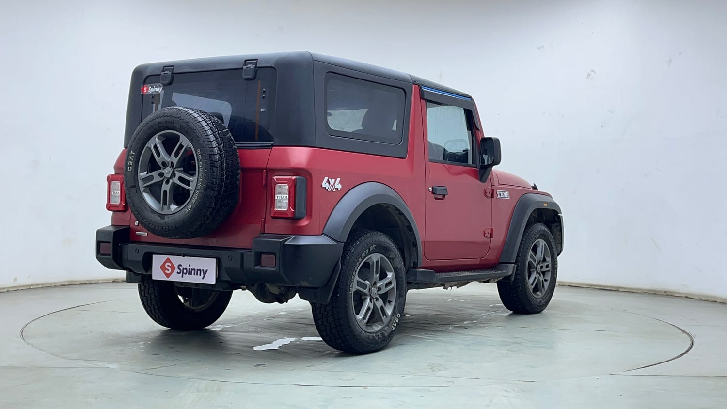 Used 2024 Mahindra Thar LX Hard Top Diesel AT 4WD Diesel Automatic exterior RIGHT REAR CORNER VIEW