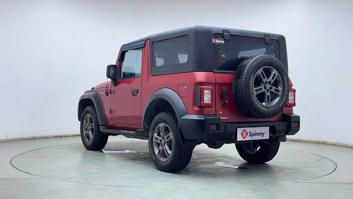 Used 2024 Mahindra Thar LX Hard Top Diesel AT 4WD Diesel Automatic exterior LEFT REAR CORNER VIEW