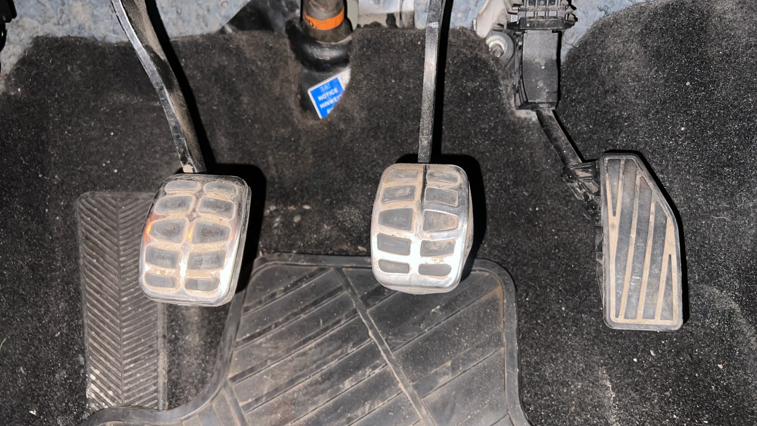 Used 2017 Maruti Suzuki Baleno Zeta 1.2 Petrol Manual interior PEDALS VIEW