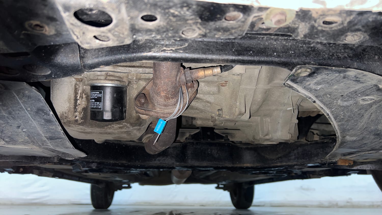 Used 2013 Maruti Suzuki Swift Dzire VXI Petrol Manual extra FRONT LEFT UNDERBODY VIEW