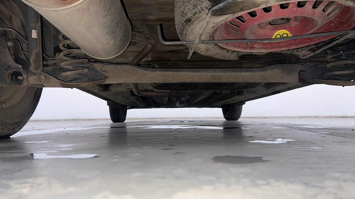 Used 2021 Renault Triber RXL Petrol Manual extra REAR UNDERBODY VIEW (TAKEN FROM REAR)