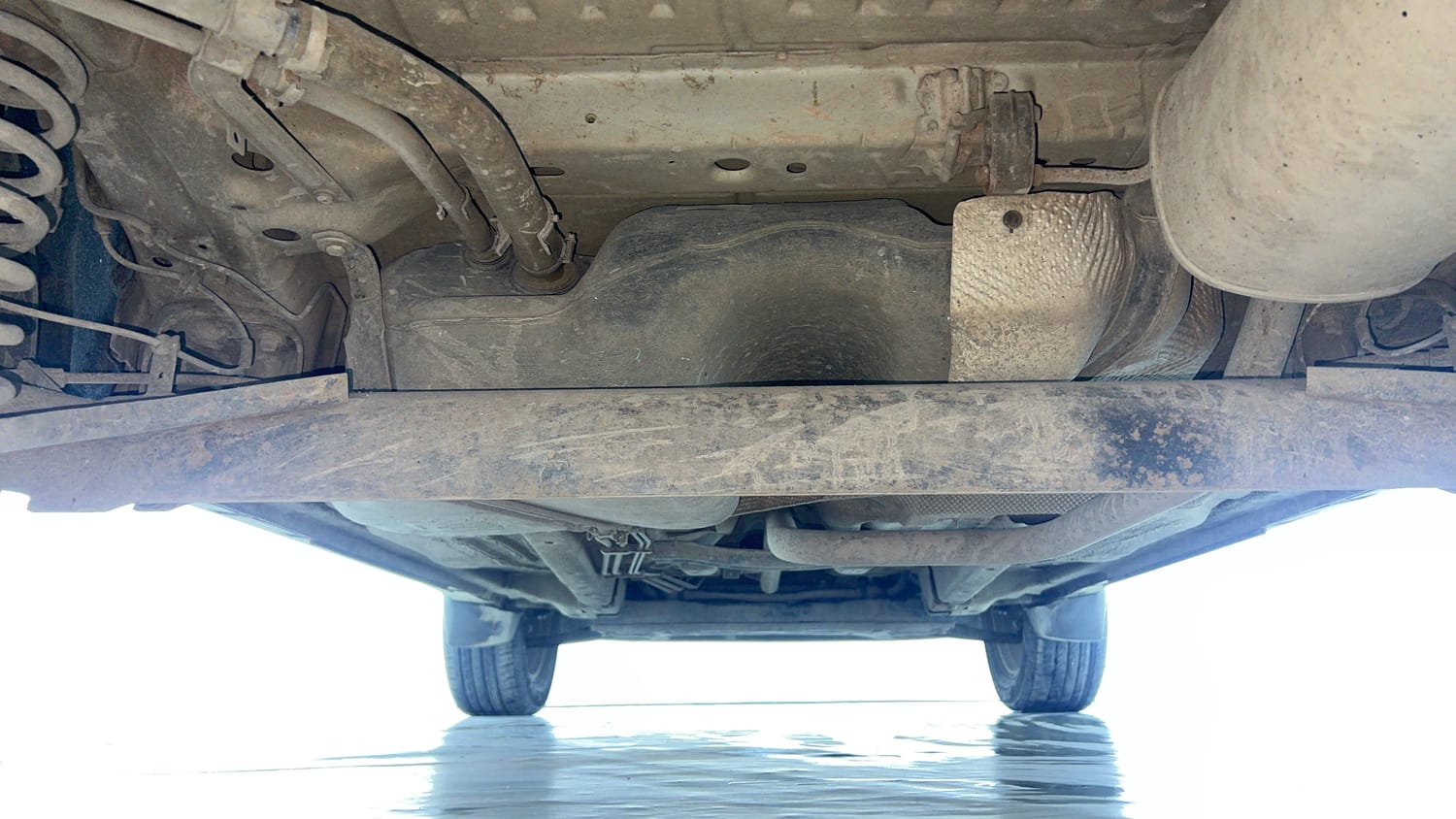 Used 2014 Ford EcoSport Titanium 1.5 TDCi (Opt) Diesel Manual extra REAR UNDERBODY VIEW (TAKEN FROM REAR)