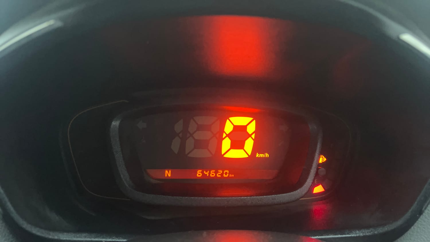 Used 2017 Renault Kwid 1.0 RXT AMT Opt Petrol Automatic interior CLUSTERMETER VIEW