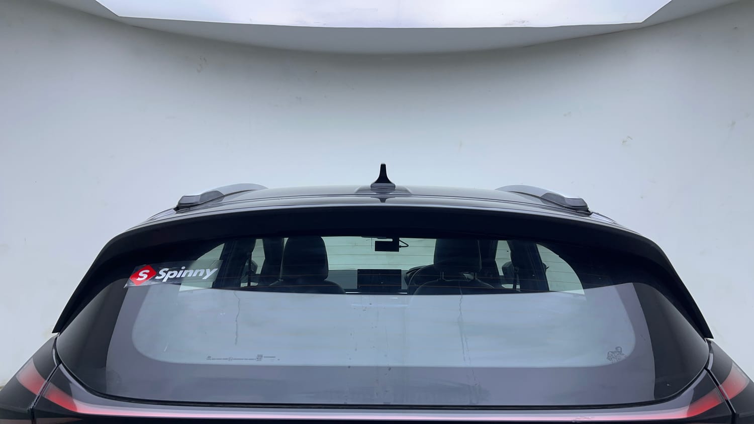 Used 2024 Tata Nexon Fearless Plus S Purple 1.2 Revotron Petrol 7DCA Dual Tone Petrol Automatic exterior BACK WINDSHIELD VIEW