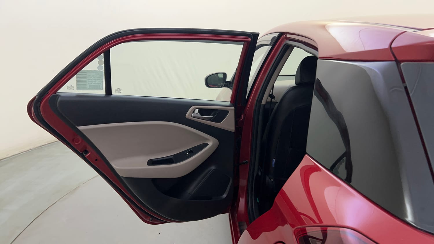 Used 2019 Hyundai Elite i20 Sportz Plus 1.2 Petrol Manual interior LEFT REAR DOOR OPEN VIEW