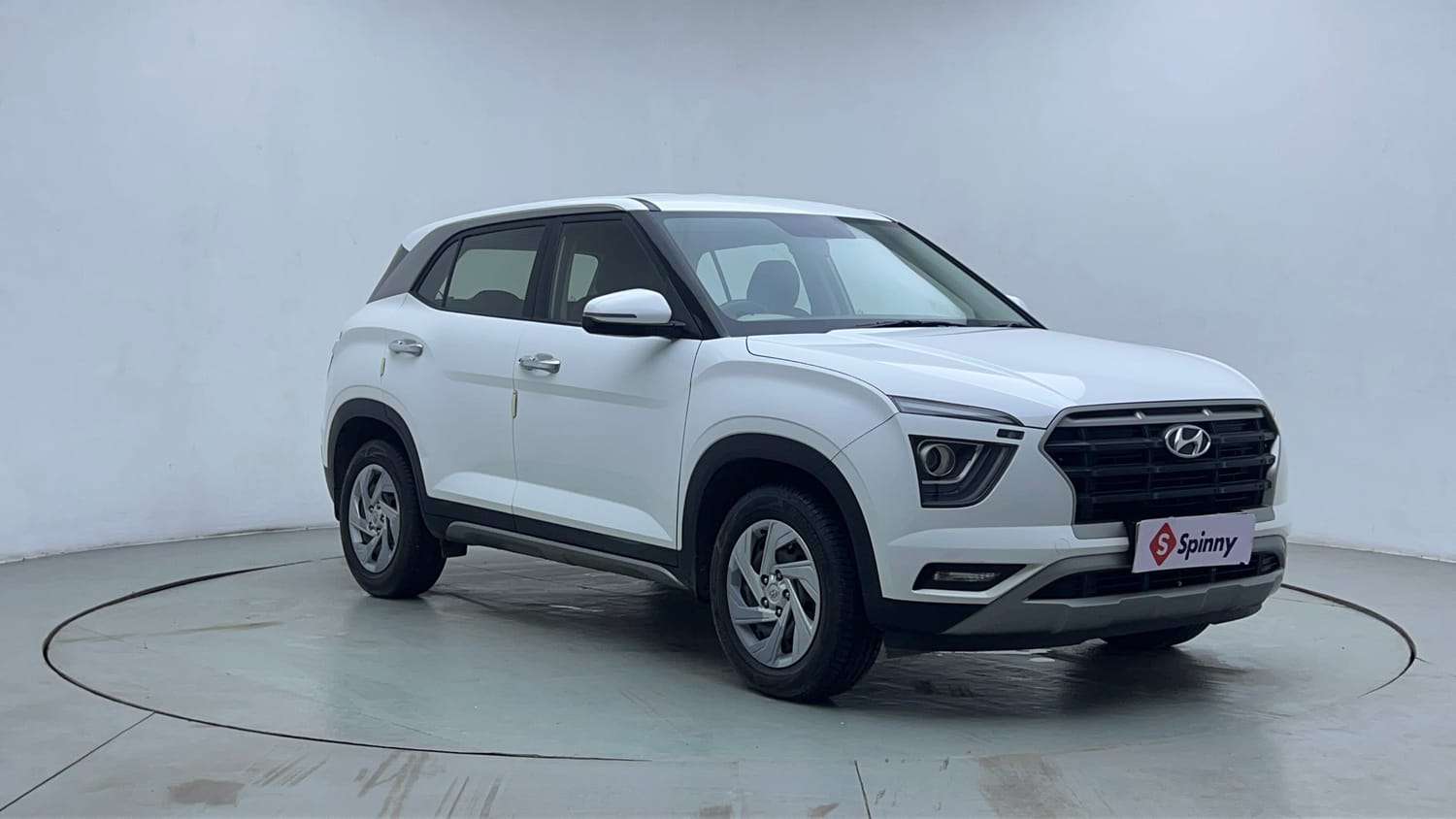 Used 2021 Hyundai Creta EX 1.5 Diesel Diesel Manual exterior RIGHT FRONT CORNER VIEW