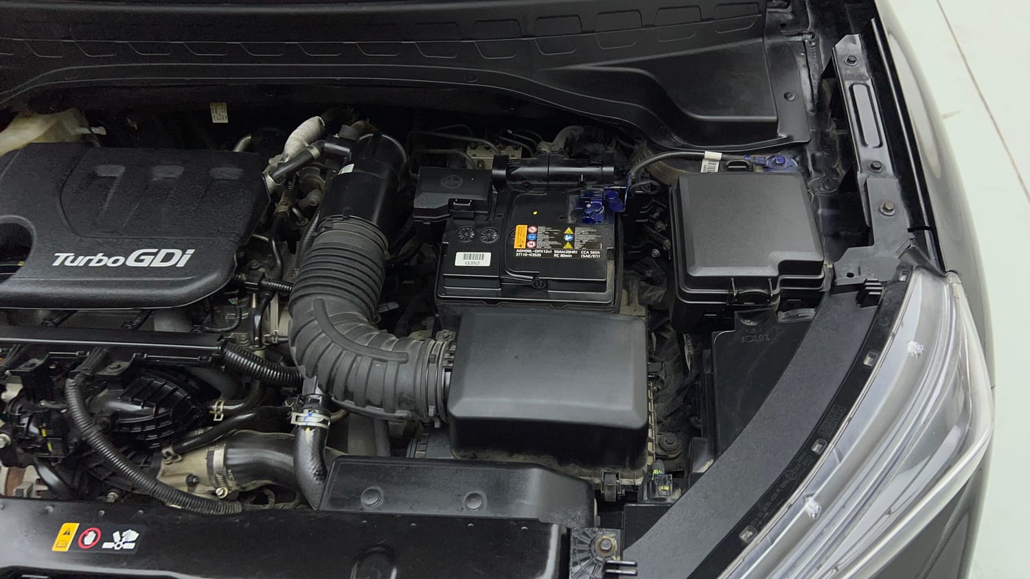 Used 2023 Kia Sonet Aurochs Edition 1.0 Petrol 7DCT Petrol Automatic engine ENGINE LEFT SIDE VIEW