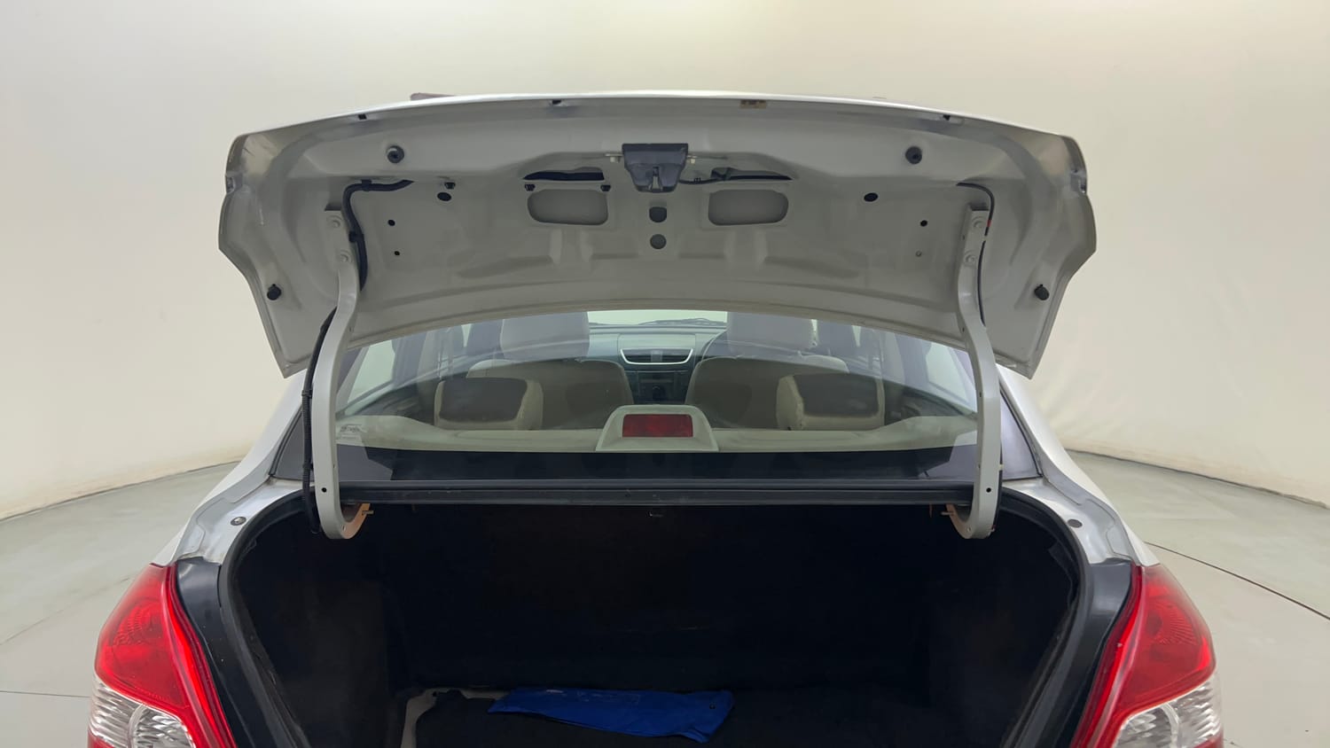 Used 2012 Maruti Suzuki Swift Dzire VXI Petrol Manual interior DICKY DOOR OPEN VIEW