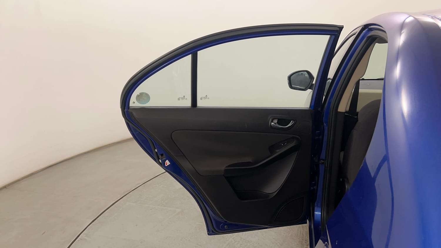 Used 2015 Tata Zest XT Petrol Petrol Manual interior LEFT REAR DOOR OPEN VIEW