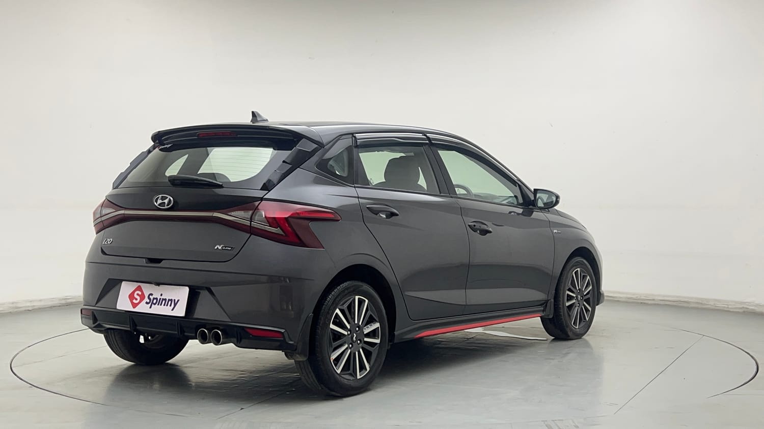 Used 2022 Hyundai i20 N Line N8 1.0 Turbo DCT Petrol Automatic exterior RIGHT REAR CORNER VIEW