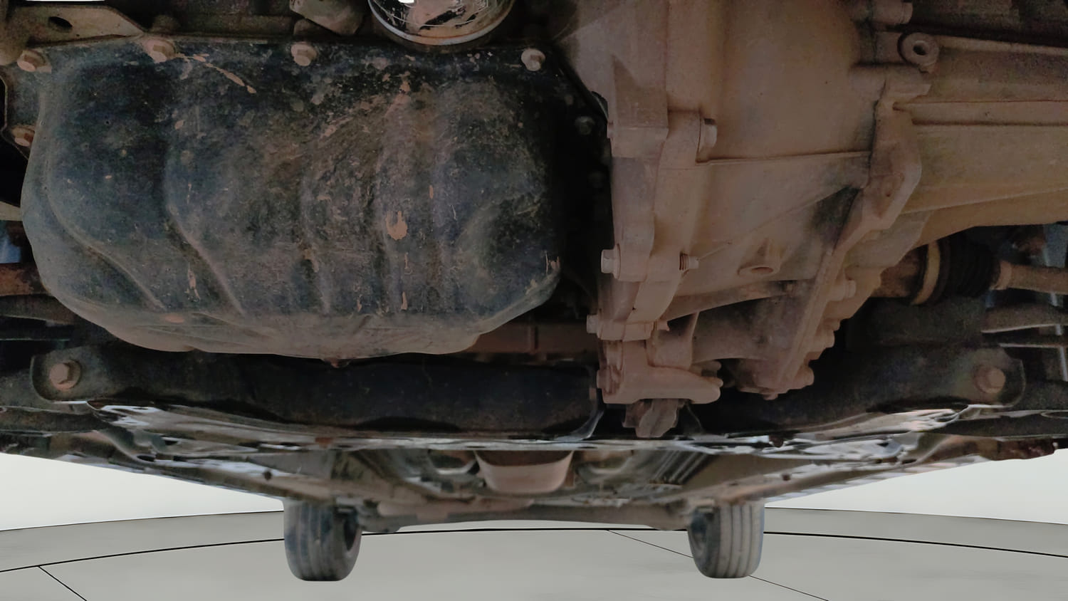 Used 2018 Ford Freestyle Titanium 1.2 Ti-VCT Petrol Manual extra FRONT LEFT UNDERBODY VIEW