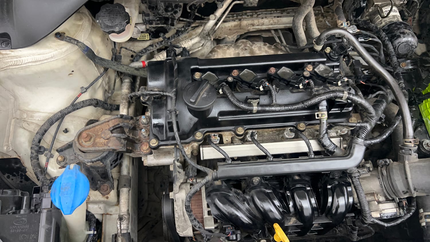 Used 2018 Hyundai Elite i20 Magna Executive 1.2 Petrol Manual engine ENGINE RIGHT SIDE VIEW