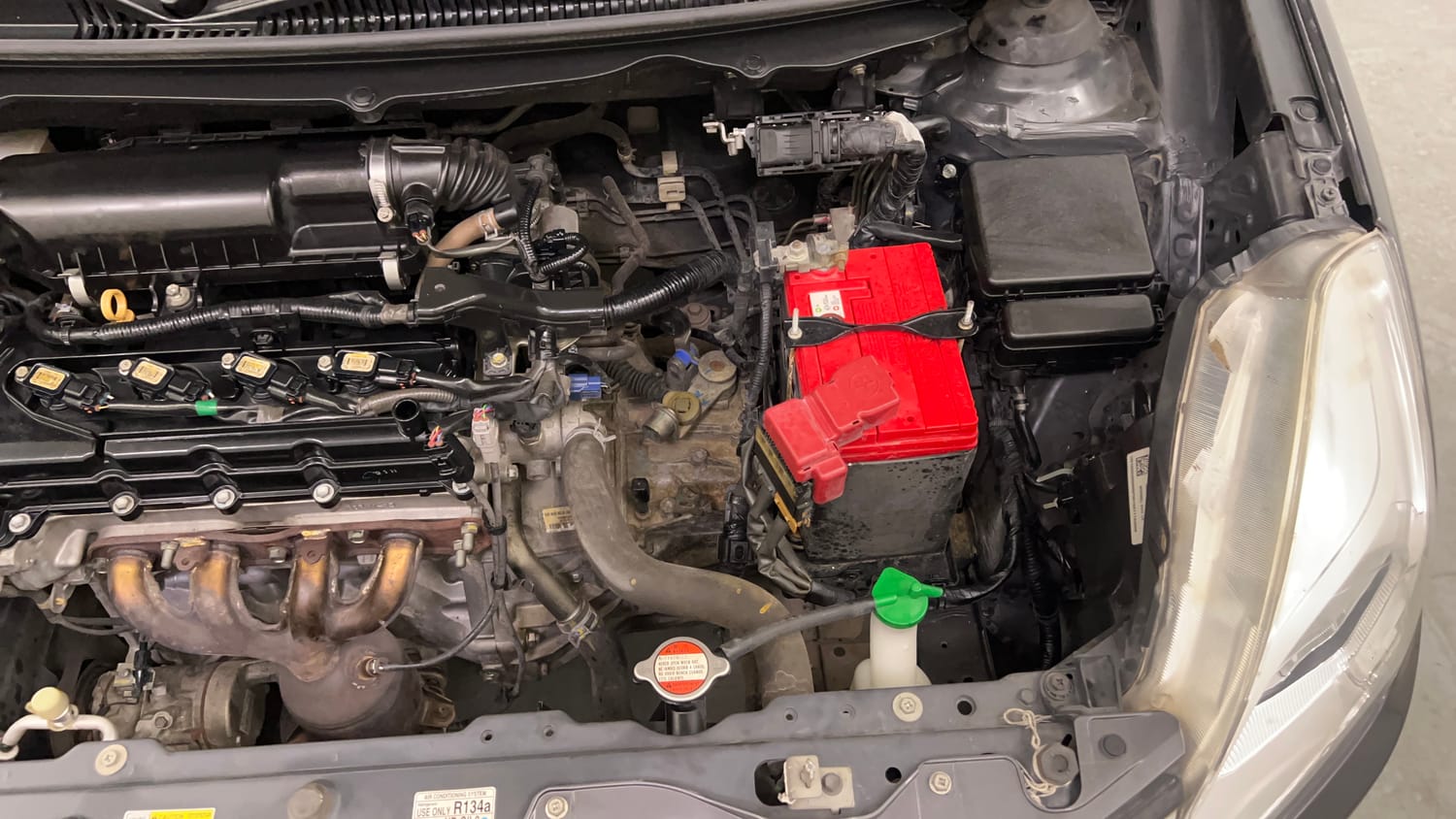 Used 2017 Maruti Suzuki Baleno Zeta 1.2 Petrol Manual engine ENGINE LEFT SIDE VIEW