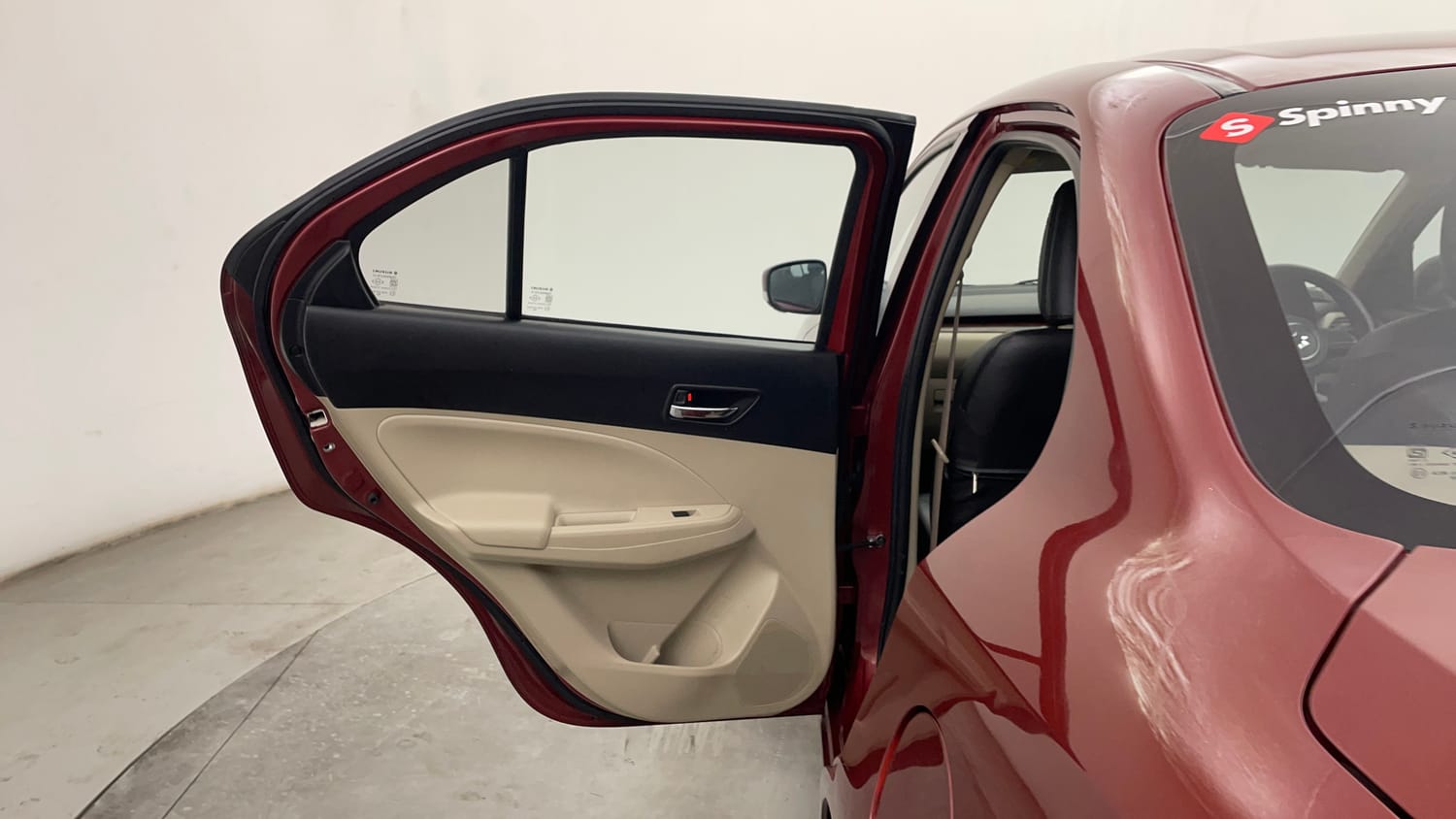 Used 2017 Maruti Suzuki Dzire VXi Petrol Manual interior LEFT REAR DOOR OPEN VIEW