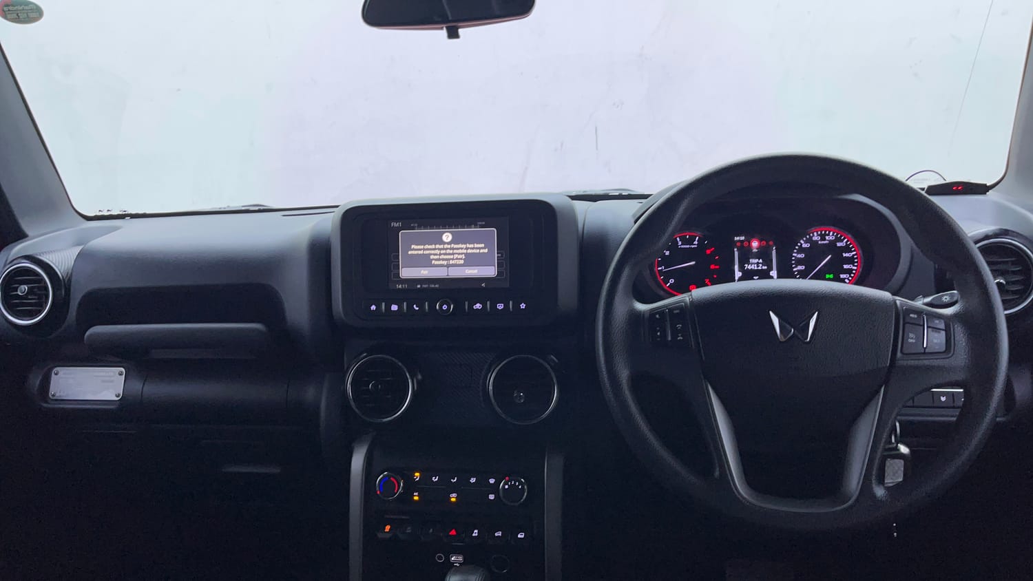 Used 2024 Mahindra Thar LX Hard Top Diesel AT 4WD Diesel Automatic interior DASHBOARD VIEW