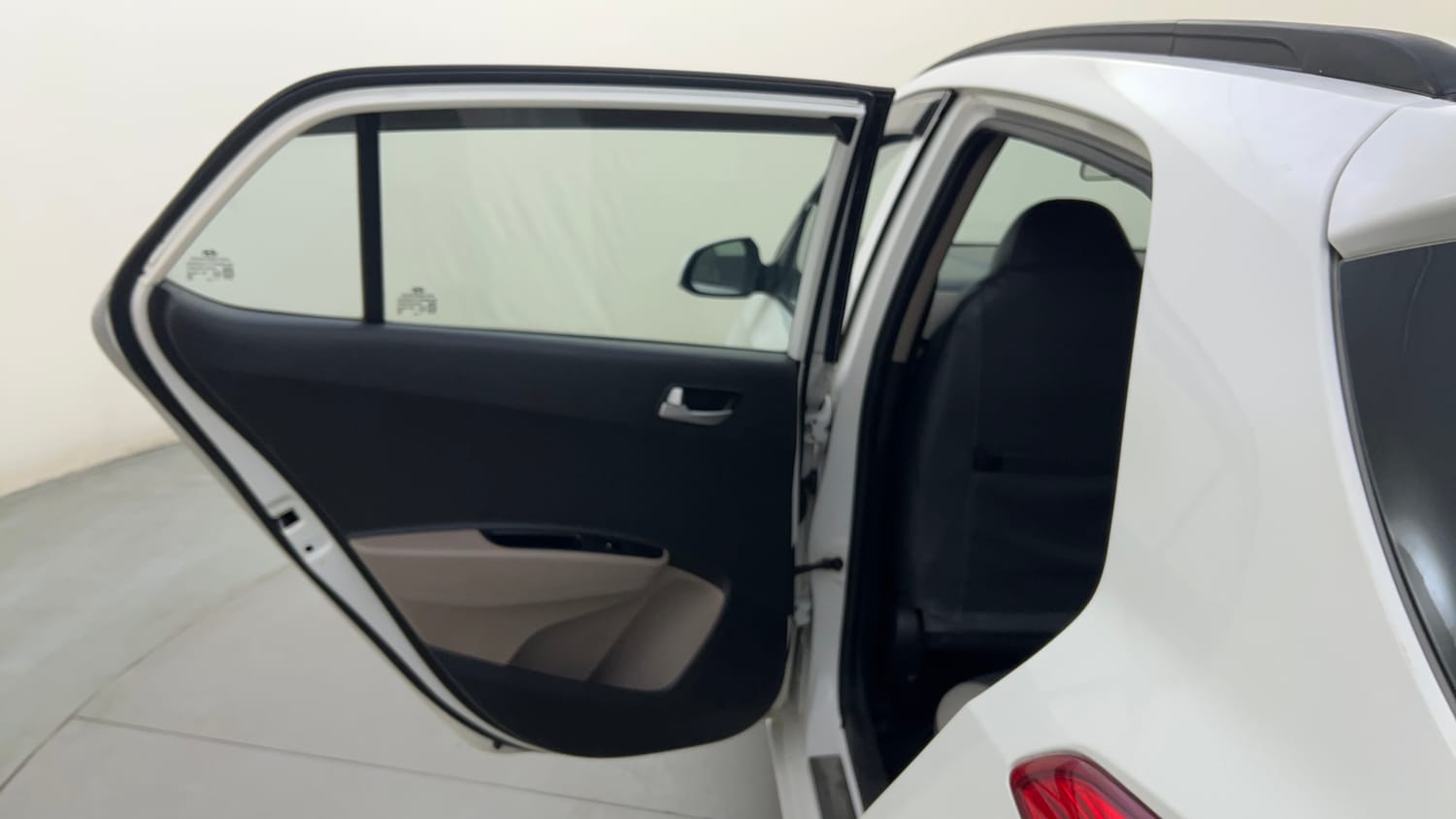 Used 2016 Hyundai Grand i10 Sportz 1.2 Kappa VTVT Petrol Manual interior LEFT REAR DOOR OPEN VIEW