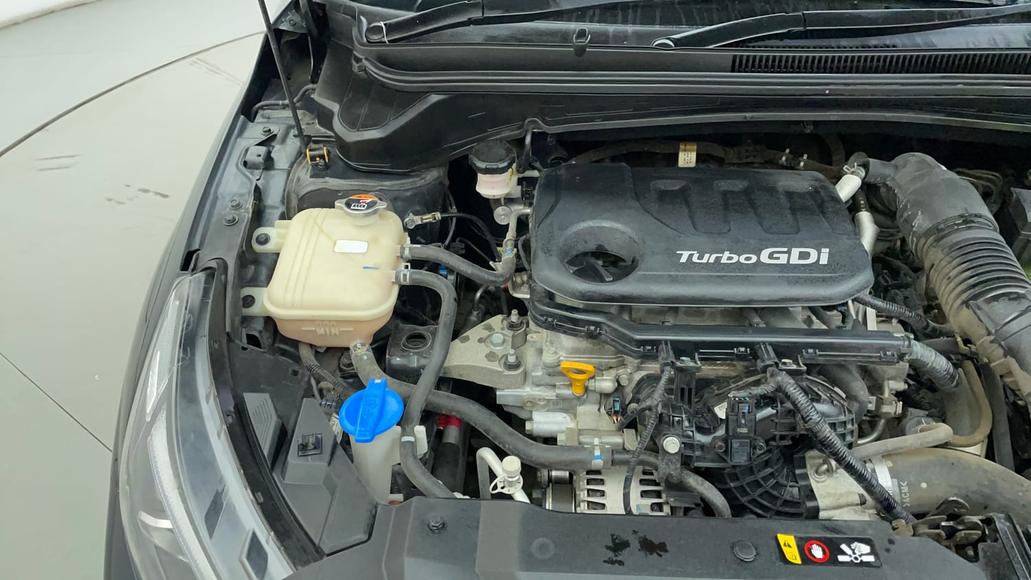 Used 2023 Hyundai i20 Asta (O) 1.0 Turbo DCT Petrol Automatic engine ENGINE RIGHT SIDE VIEW