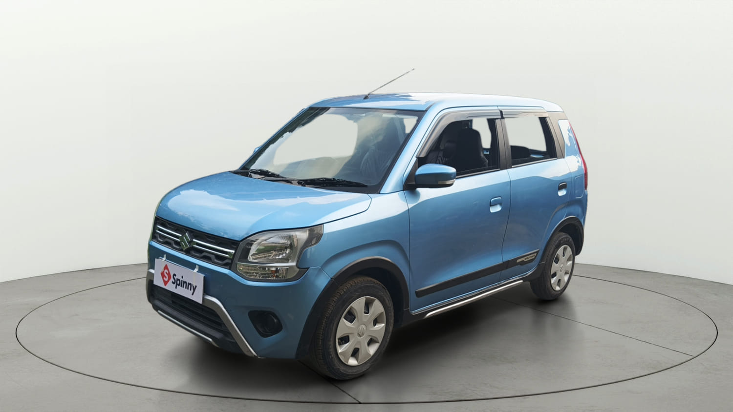 Used 2019 Maruti Suzuki Wagon R ZXi 1.2 AMT Petrol Automatic exterior LEFT FRONT CORNER VIEW