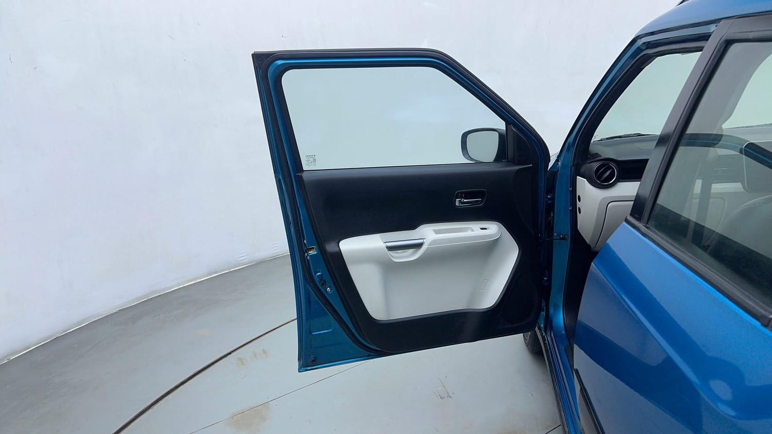 Used 2022 Maruti Suzuki Ignis Alpha 1.2 AMT Petrol Automatic interior LEFT FRONT DOOR OPEN VIEW