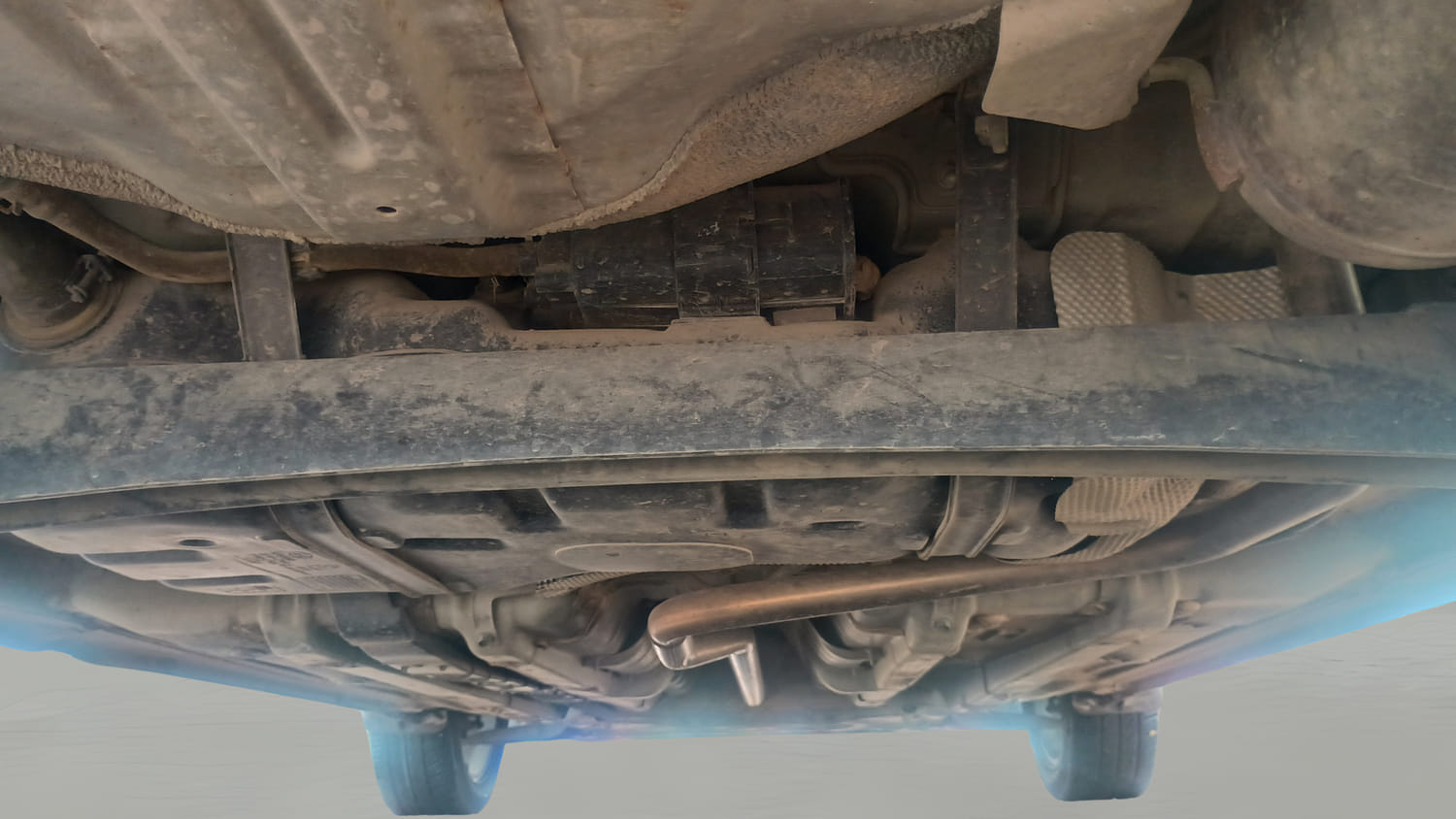 Used 2018 Hyundai Elite i20 Asta 1.2 (O) Petrol Manual extra REAR UNDERBODY VIEW (TAKEN FROM REAR)