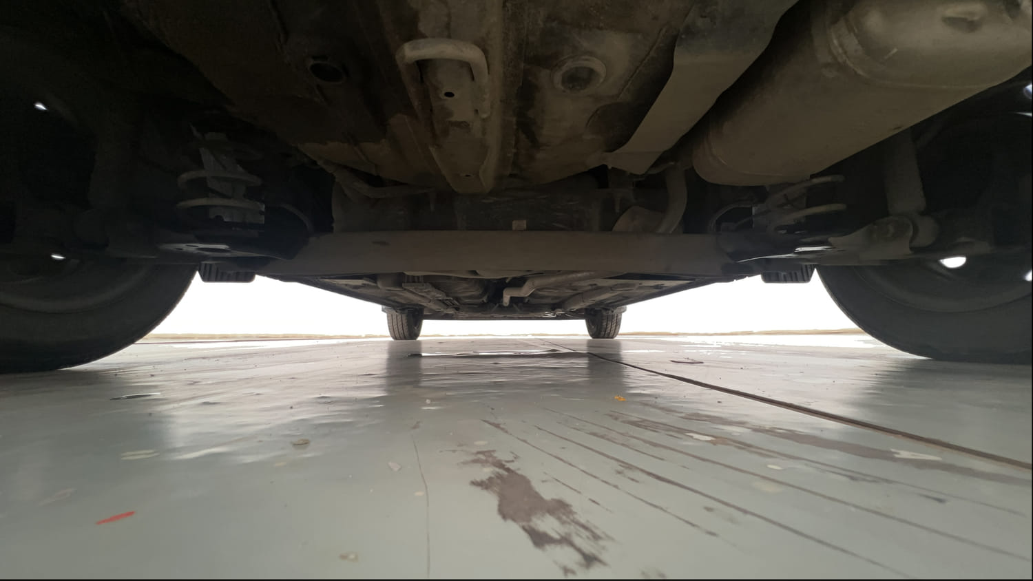 Used 2019 Hyundai Santro Sportz Petrol Manual extra REAR UNDERBODY VIEW (TAKEN FROM REAR)