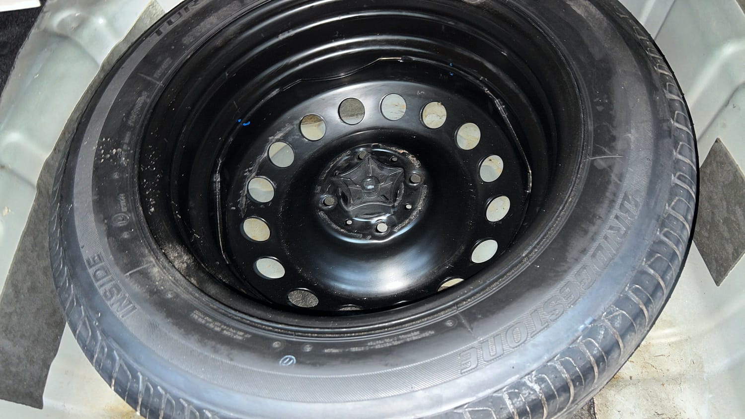 Used 2021 Tata Nexon XZ Plus Petrol Manual tyres SPARE TYRE VIEW