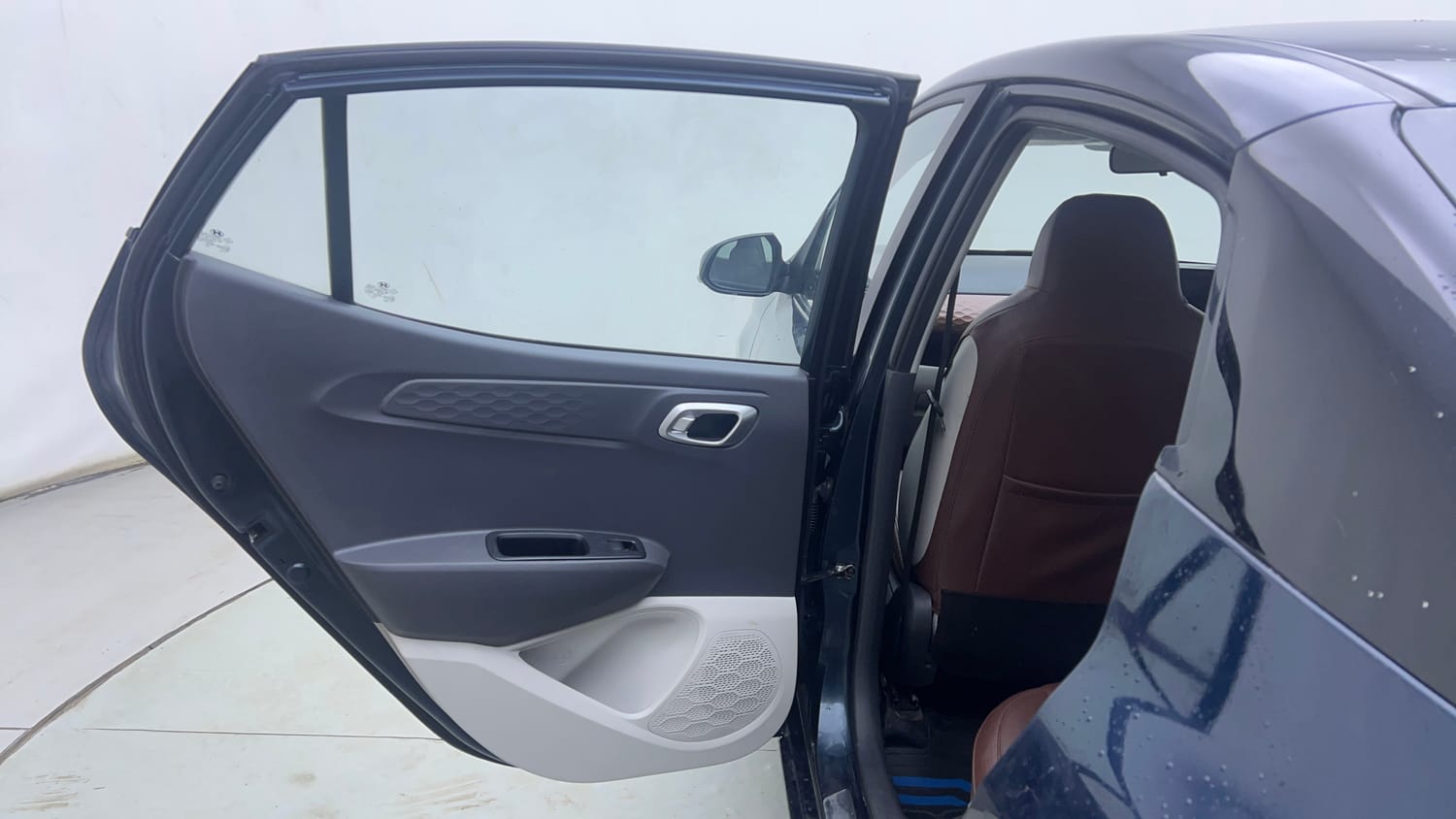 Used 2025 Hyundai Aura SX Plus 1.2 AMT Petrol Petrol Automatic interior LEFT REAR DOOR OPEN VIEW