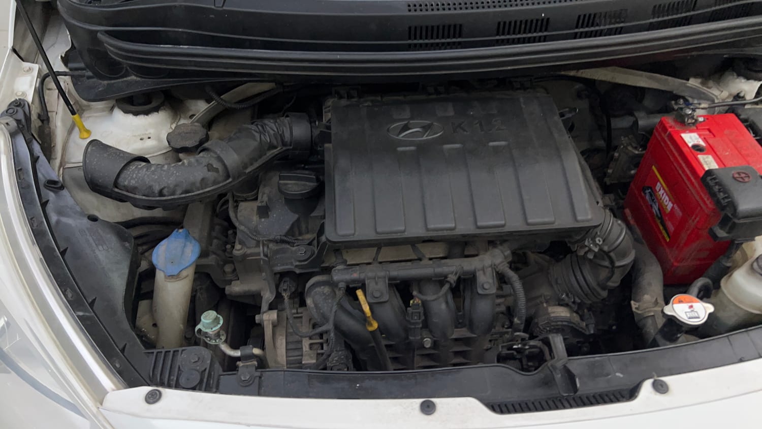 Used 2016 Hyundai Grand i10 Sportz 1.2 Kappa VTVT Petrol Manual engine ENGINE RIGHT SIDE VIEW