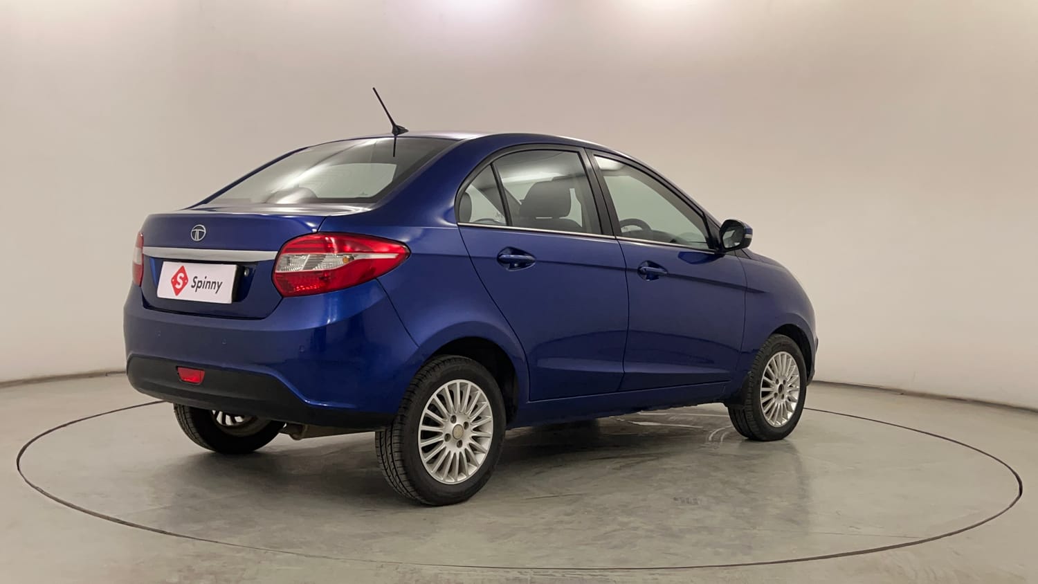 Used 2015 Tata Zest XT Petrol Petrol Manual exterior RIGHT REAR CORNER VIEW