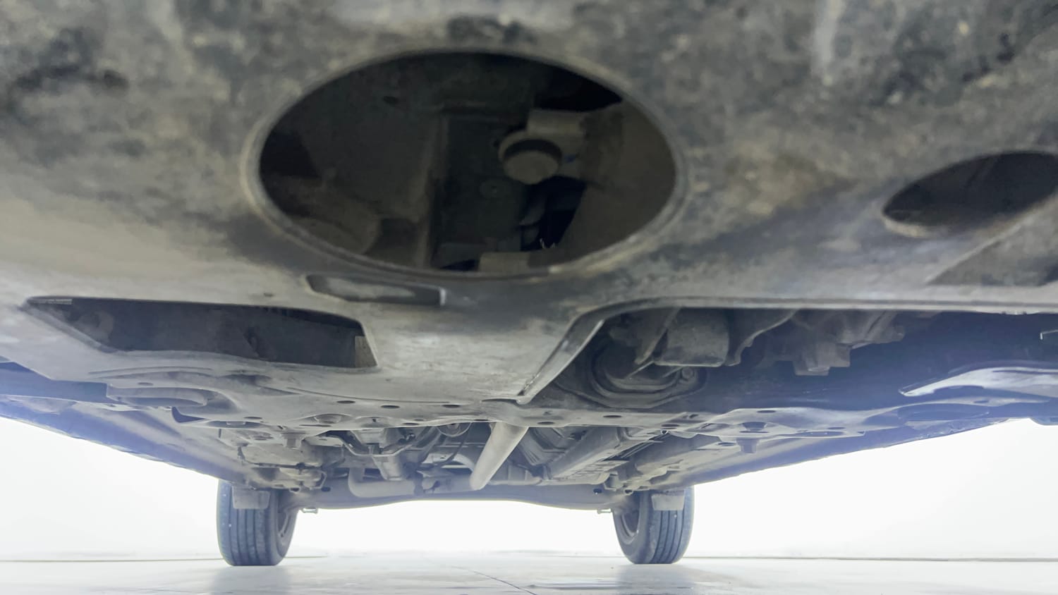 Used 2021 Hyundai Creta EX 1.5 Diesel Diesel Manual extra FRONT LEFT UNDERBODY VIEW