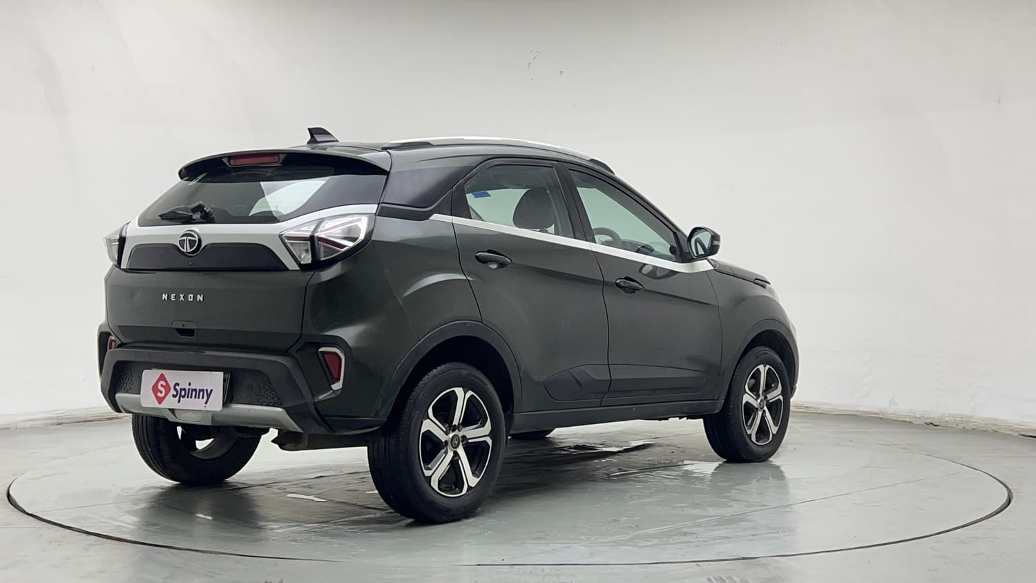 Used 2021 Tata Nexon XZ Plus Petrol Manual exterior RIGHT REAR CORNER VIEW