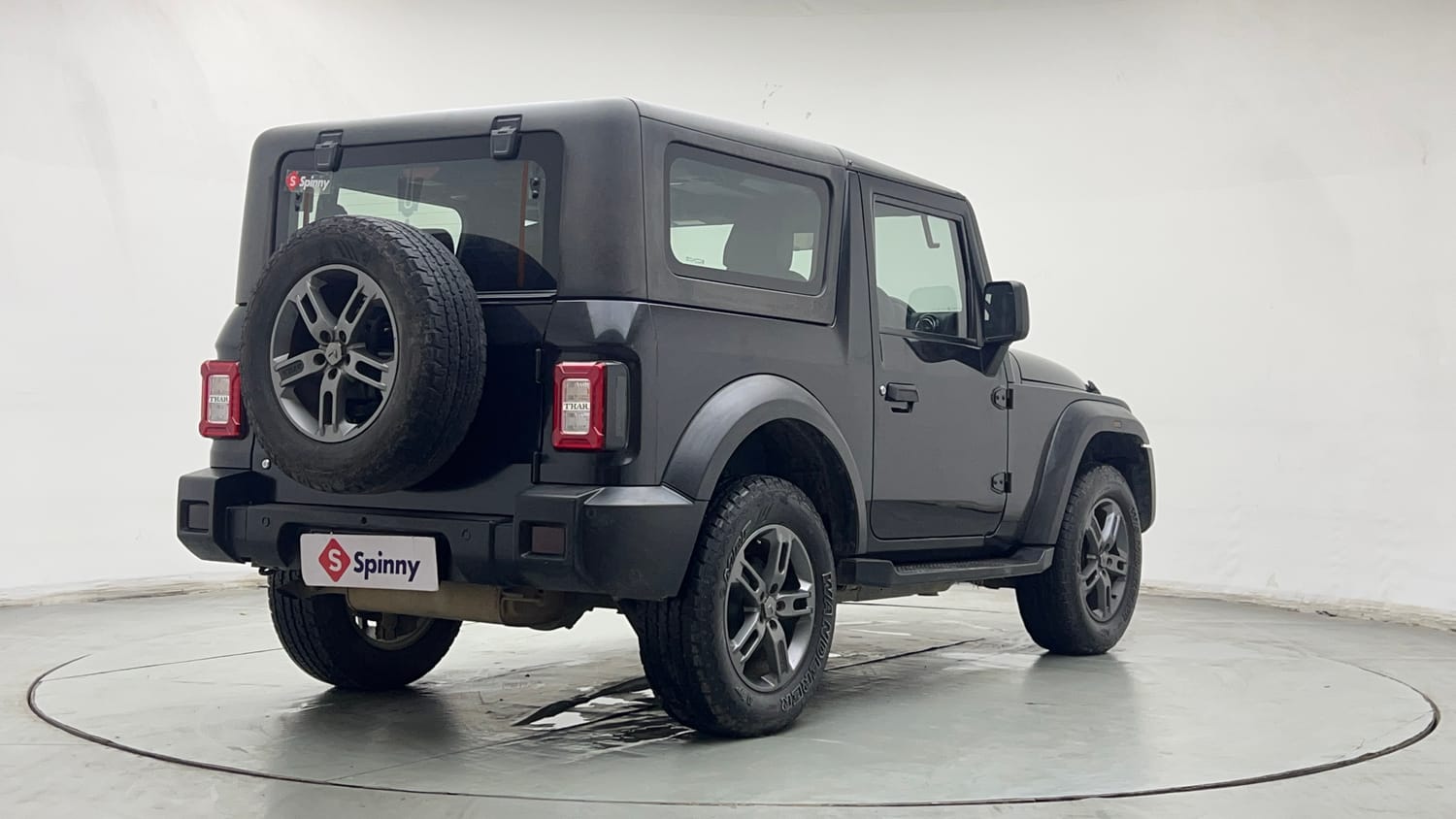 Used 2023 mahindra Thar LX Hard Top Petrol AT 4WD Petrol Automatic exterior RIGHT REAR CORNER VIEW