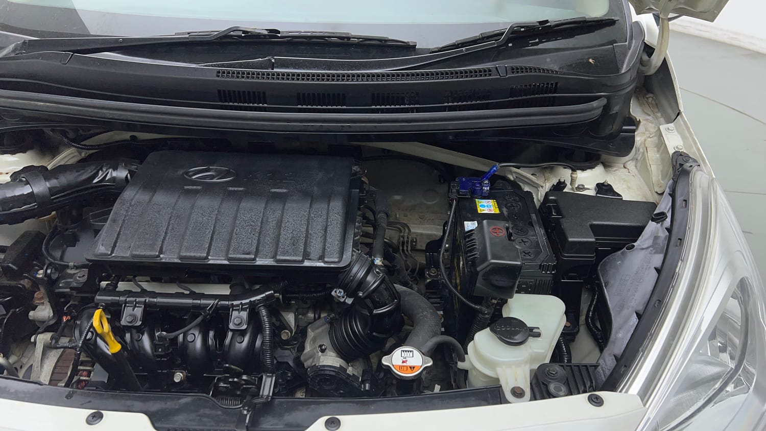 Used 2018 Hyundai Grand i10 Magna 1.2 Kappa VTVT Petrol Manual engine ENGINE LEFT SIDE VIEW