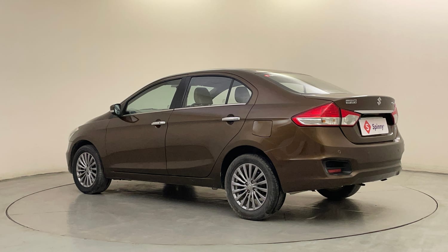 Used 2017 Maruti Suzuki Ciaz ZXI+ Petrol Manual exterior LEFT REAR CORNER VIEW